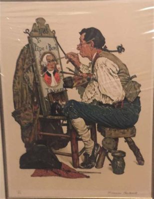 how much is a signed norman rockwell print worth and does it matter if the signature is slightly smudged?