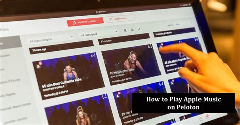 how to play apple music on peloton